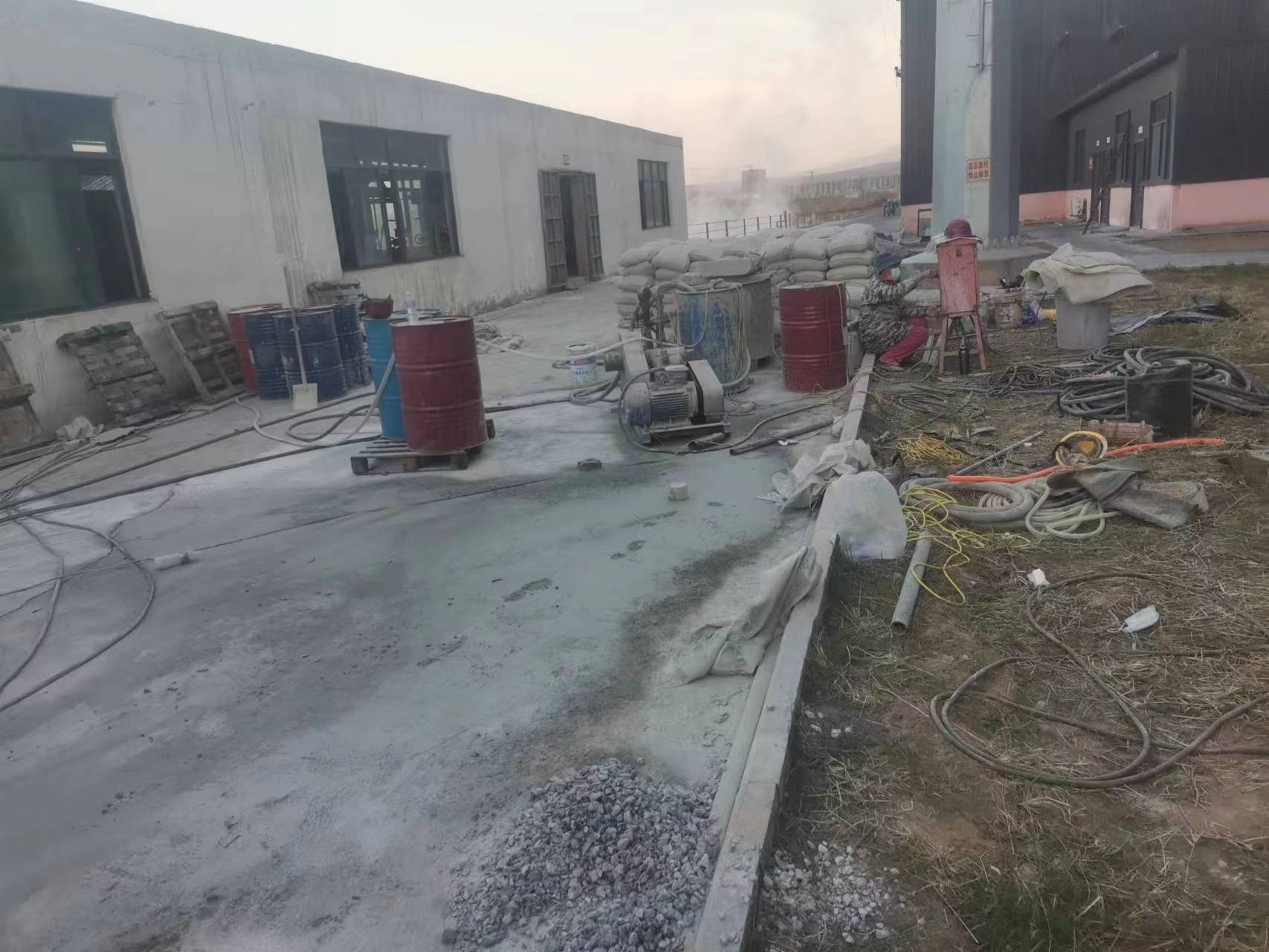 仲巴厂房地基沉降注浆